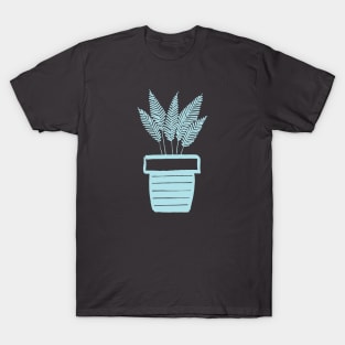 Plant1 Blue - Full Size Image T-Shirt